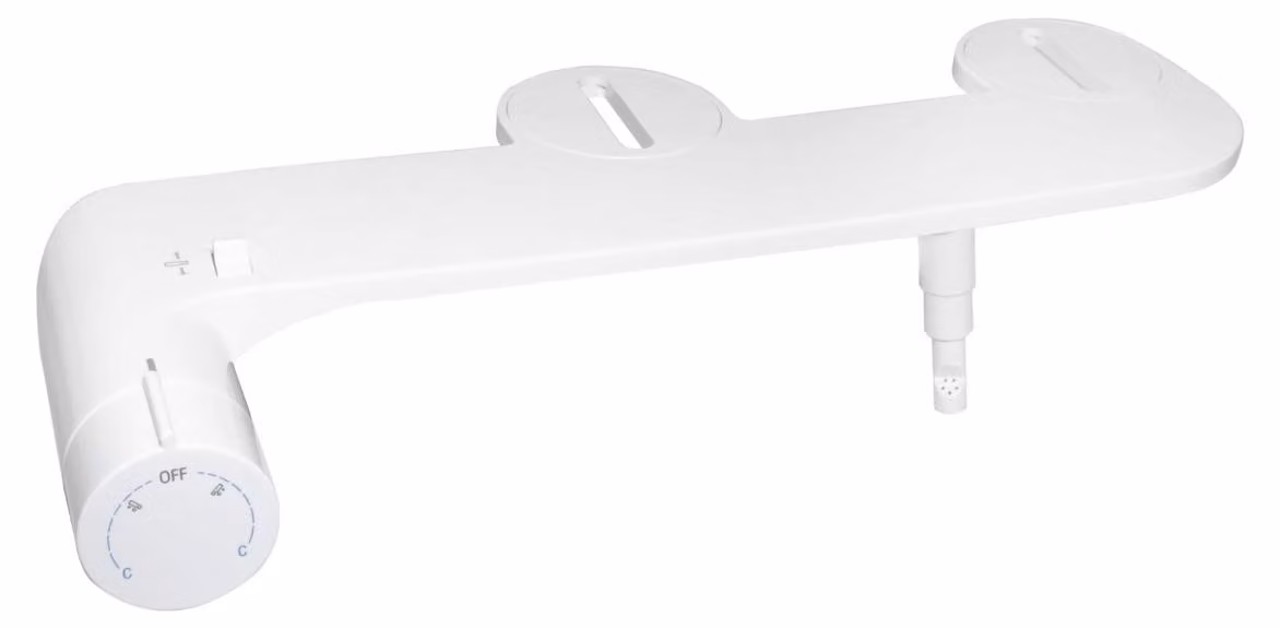 Accessorio bidet da montare sul WC, modello universale, senza alimentazione elettrica