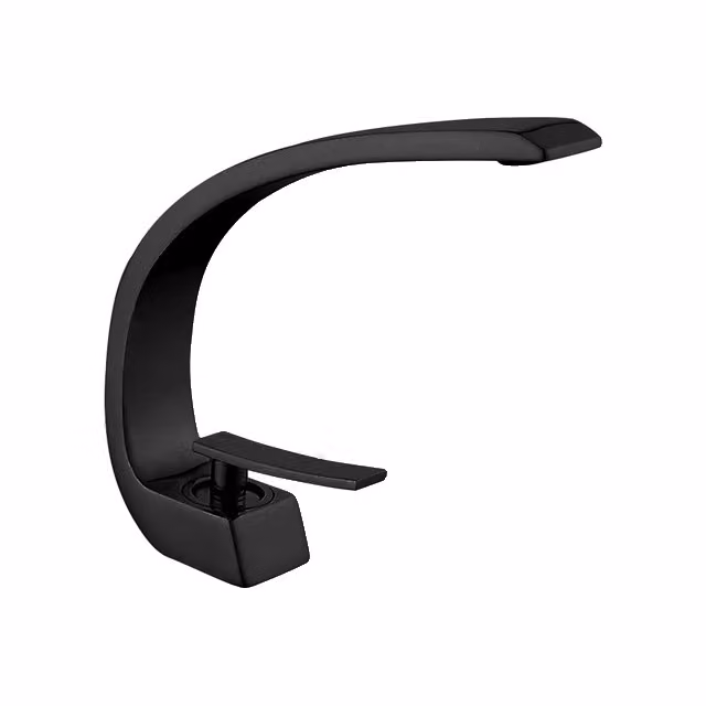 Rubinetto da bagno, design moderno, comando a una mano, bocca a cascata, MPW-LB