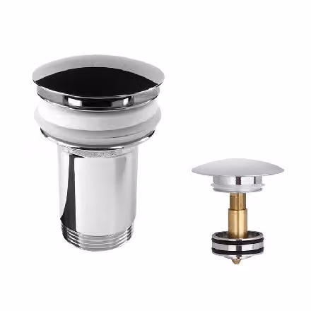Mereo Set di scarico - Scarico chiudibile, con filtro, ClickClack, cromato CH03VS