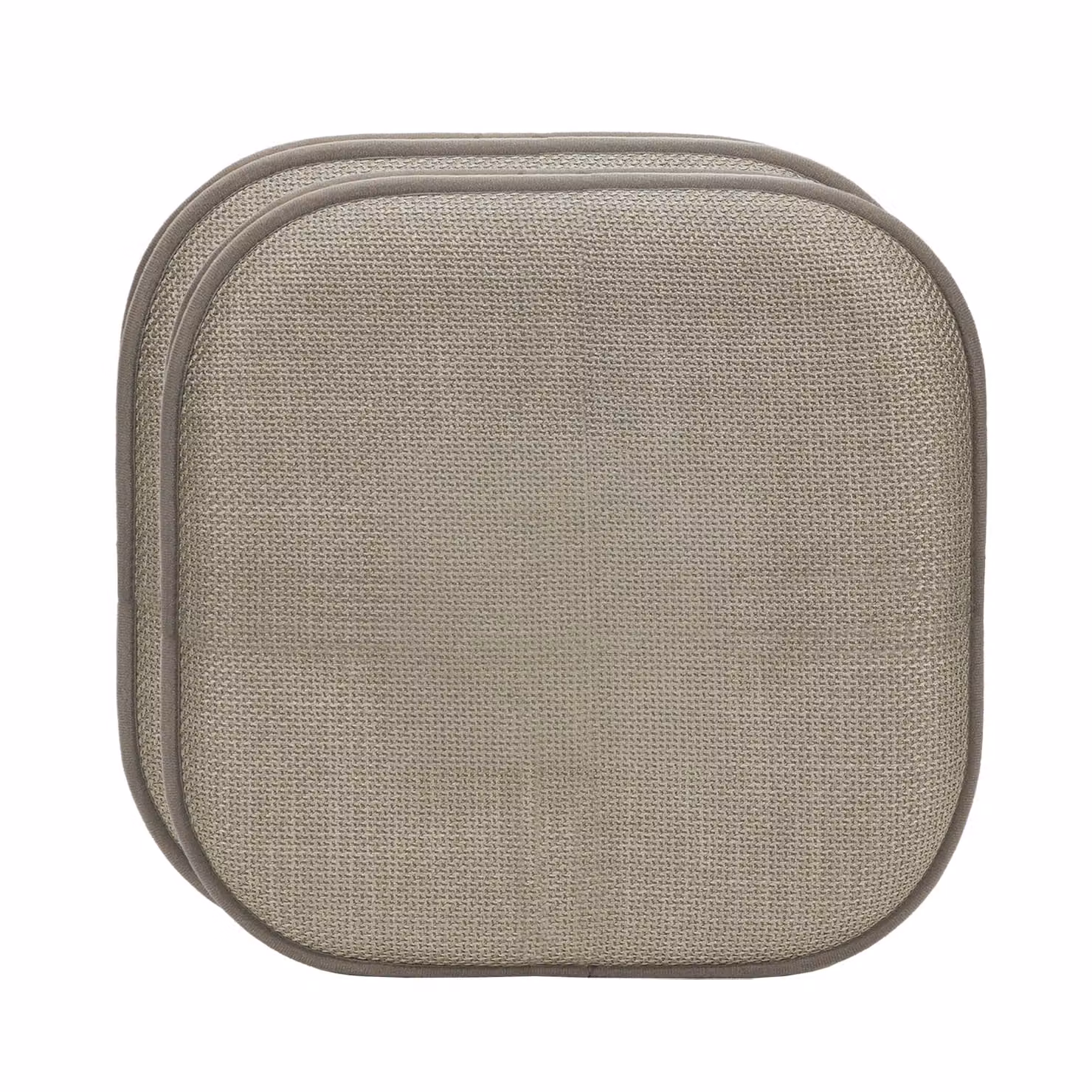 VESTIAMO CASA Set di 2 Cuscini Quadrati in Memory Foam Beige Antiscivolo e Lavabili L/P: 40 x 40 cm – 1