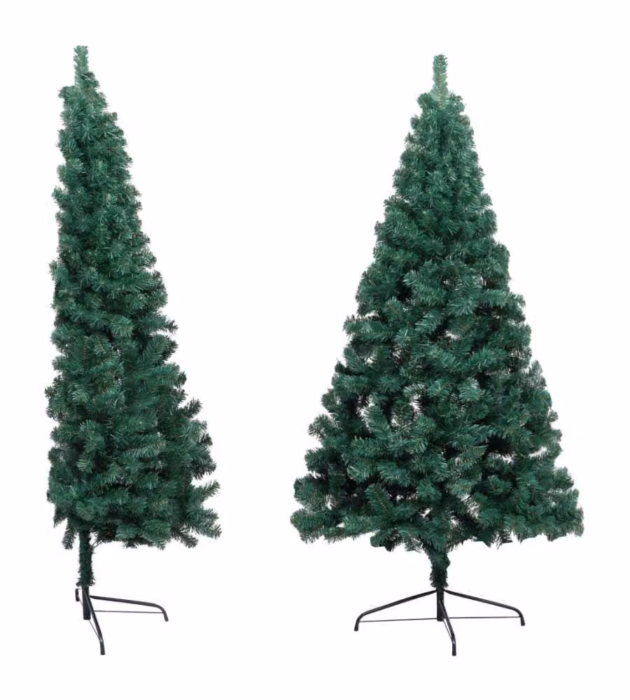Albero di Natale Artificiale Metà vidaXL Verde 120 cm – 2