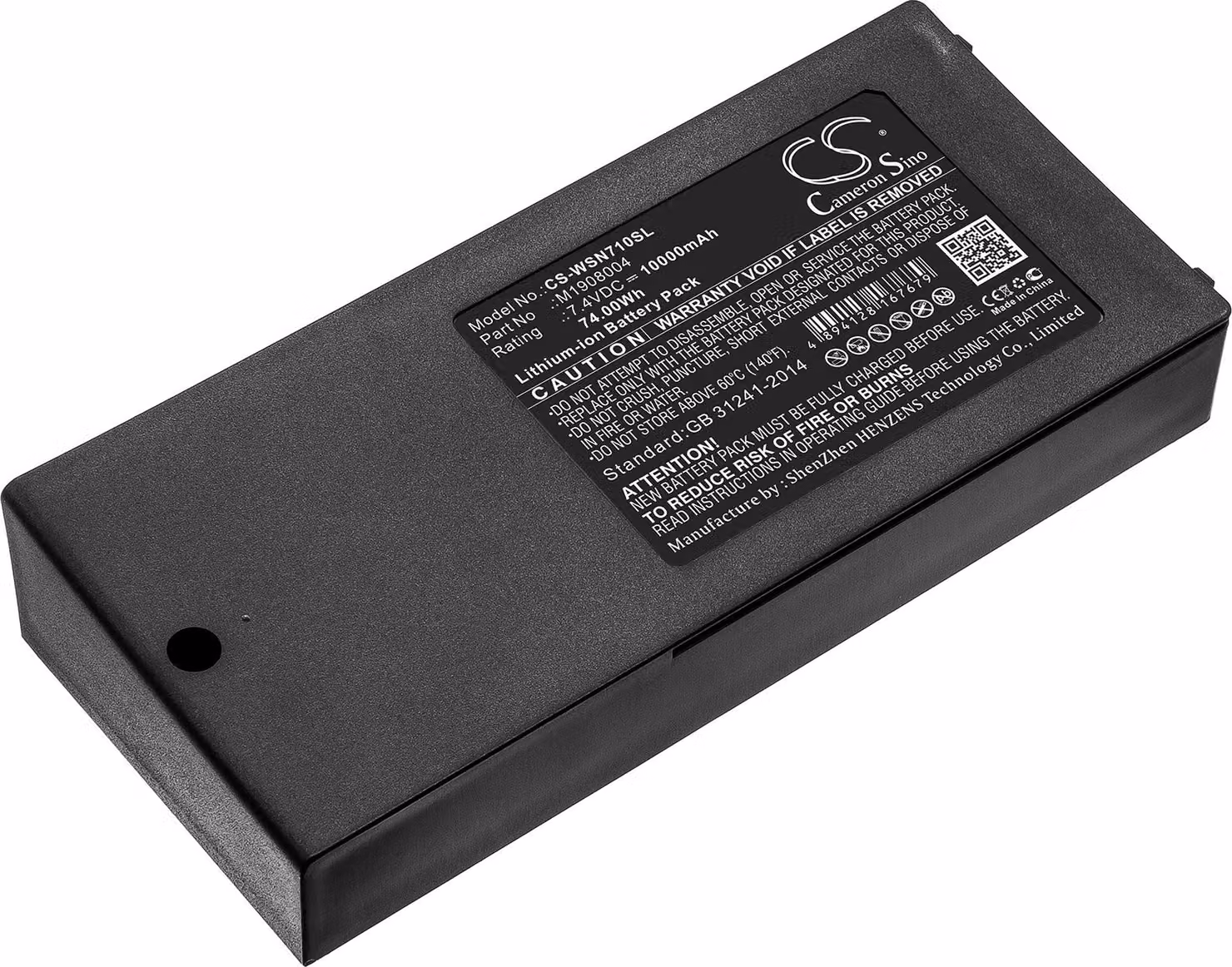 TECHTEK Batteria compatibile con [Owon] MSO7062TD, MSO7062TD-V, MSO7102TD, MSO7102TD-V, MSO8102T-V, MSO8202T, MSO8202T-V, PDS8202T, Powers MSO Oscill