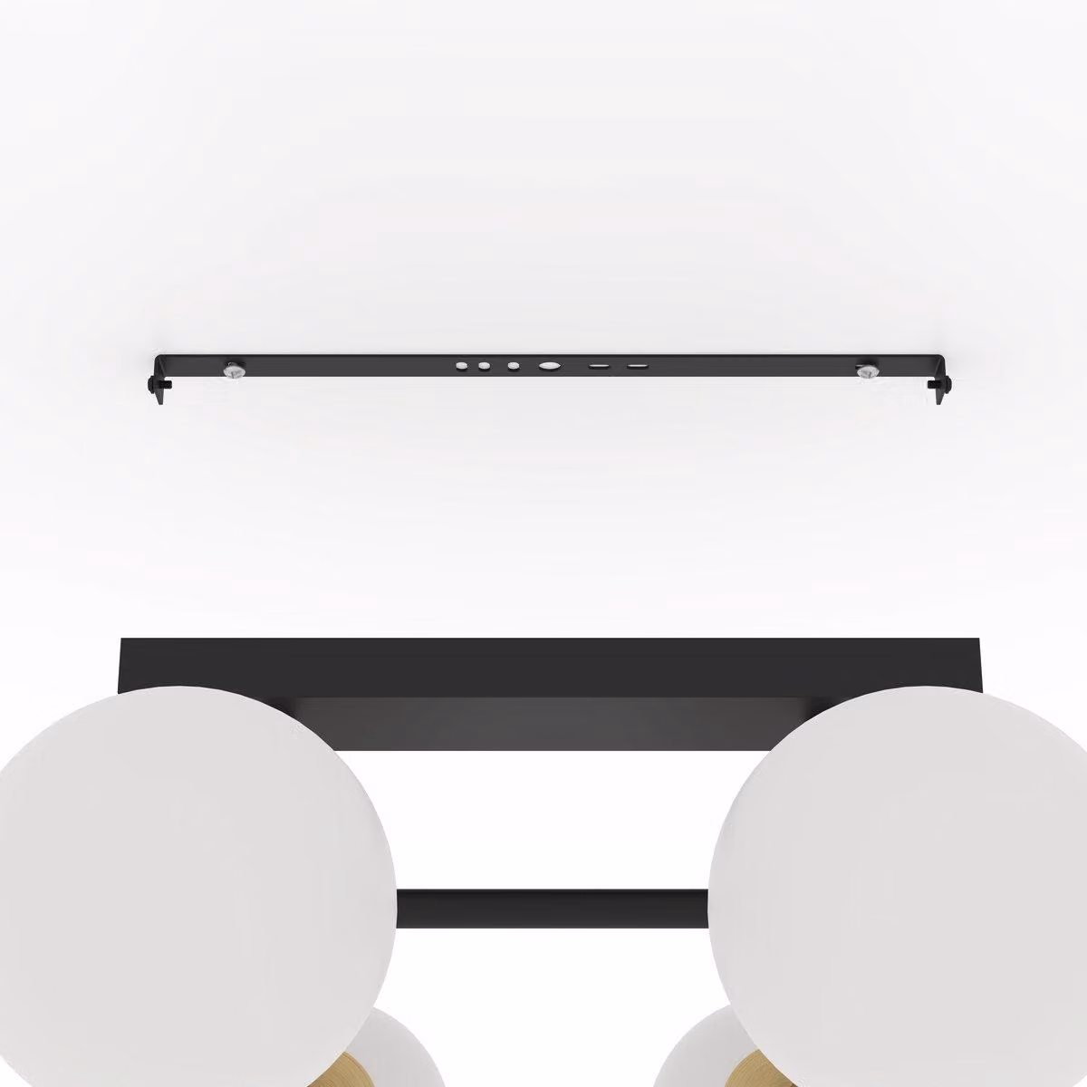EGLO Paz, 6 lampadine, E14, IP20, nero, bianco