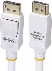 Cavo DisplayPort 1.2 4K Startech.Com Bianco Lunghezza: 3 m