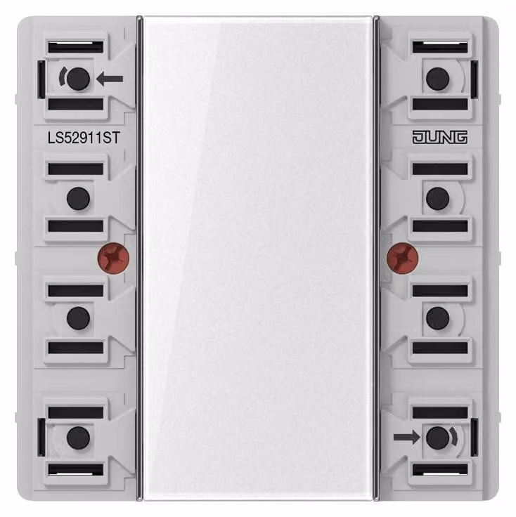 Modulo pulsante KNX 1f universale - Sensore a sfioramento per sistema bus 2-fold LS 52911 ST