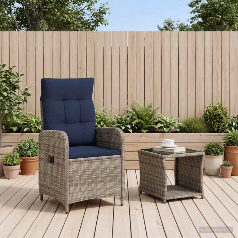 Maison Exclusive - Set da giardino per relax, composto da 2 pezzi.
