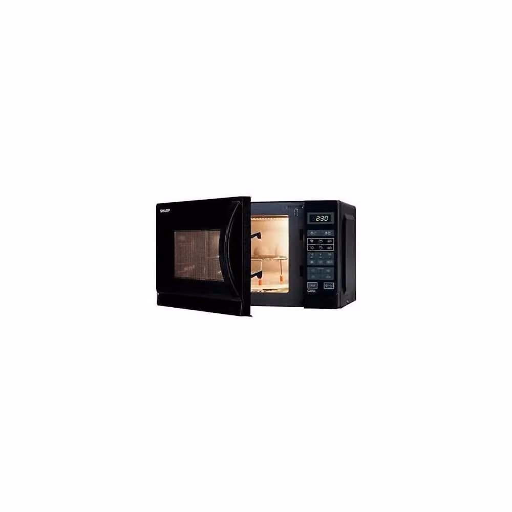Microonde combinato Sharp R742BKW con Grill, 25 Litri, 900 W, Nero, L: 51,3 cm x P: 42,9 cm x H: 30,6 cm – 2