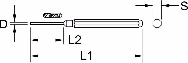 KS TOOLS 162.0401 Punzone per spine