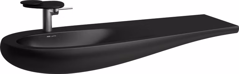 LAUFEN Alessi one Lavabo, encastré, sans trou pour robinet, sans trop-plein, tablette droite, 1200x500, H8149737161091, H8149737161091