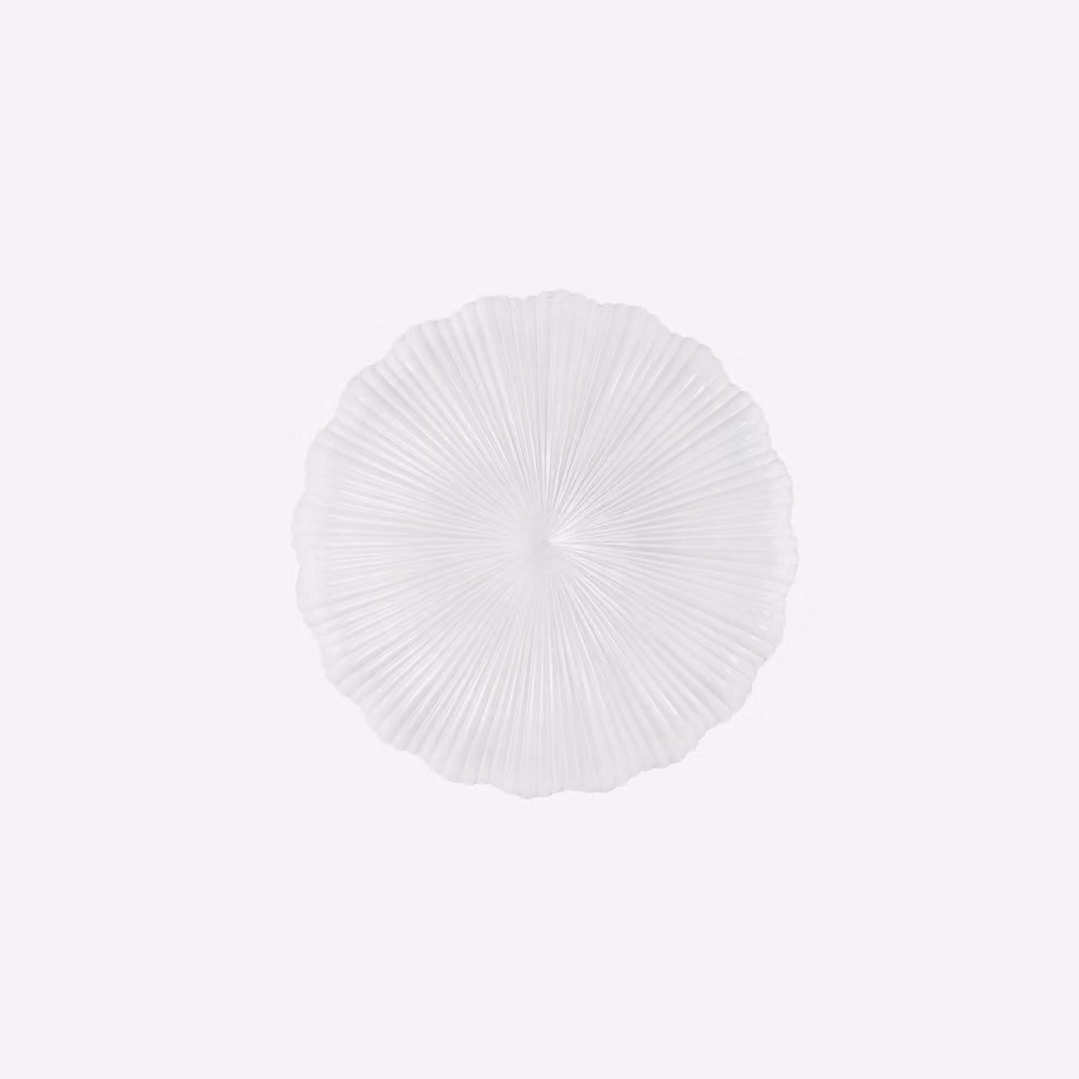 Lampada da soffitto LED bianca da 40W, modello SPRING, con telecomando incluso e connessione Wi-Fi, diametro 50 cm.
