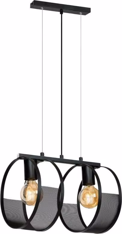 Lampada a sospensione nera Hydra 2751/Z-B-2 - Design moderno e funzionalità con regolazione in altezza e attacco E27
