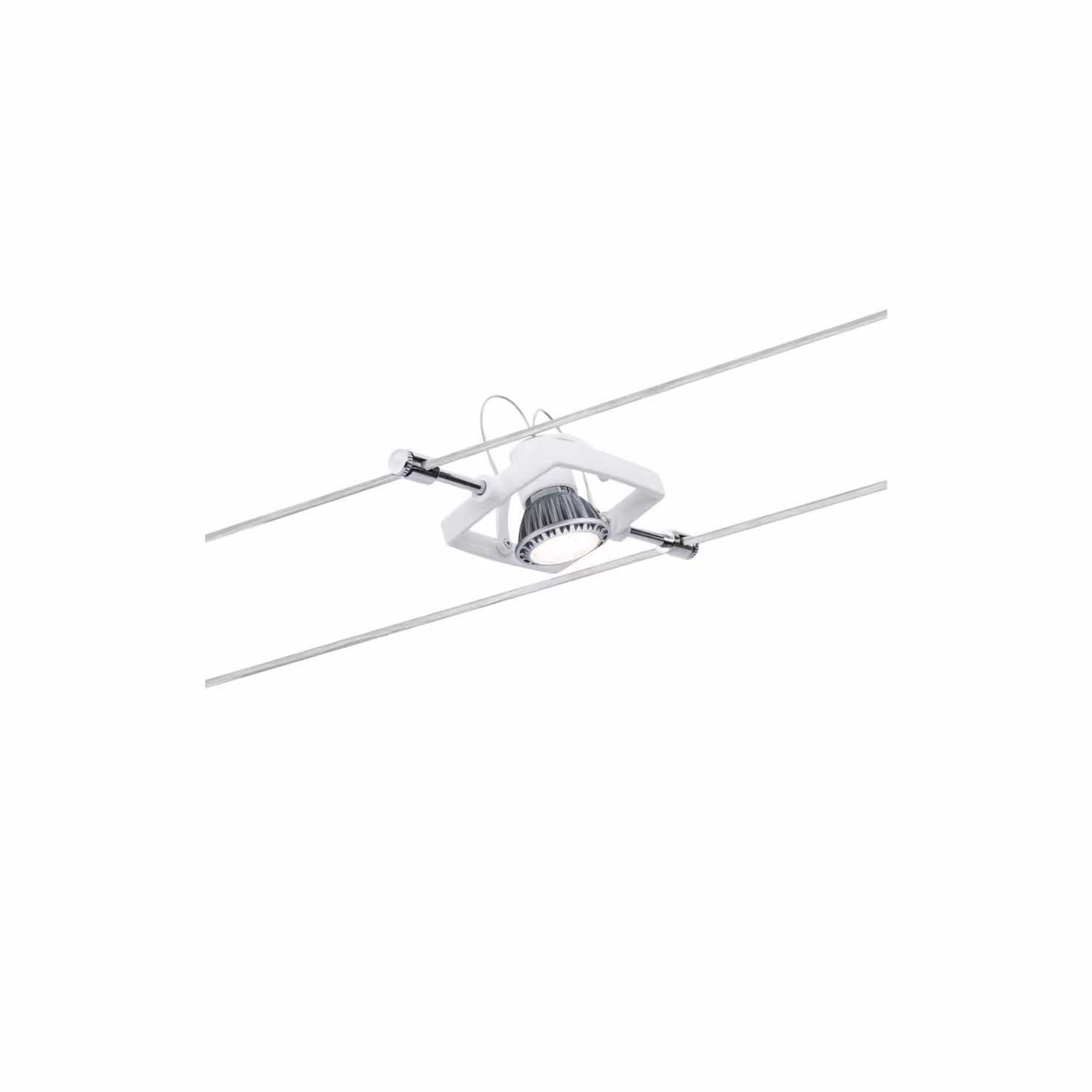 Paulmann Sistema a filo Spot MacII, massimo 1x10W, attacco GU5,3, colore bianco, materiale: metallo/plastica, 12V