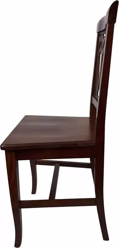 Sedia classica in legno di faggio color noce Mobili 2G L/P/H: 43 x 45 x 91 cm – 3