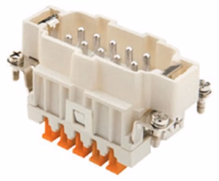 Inserto a pin 10poli 16A/500V - Inserto speciale per connettore CSHM10