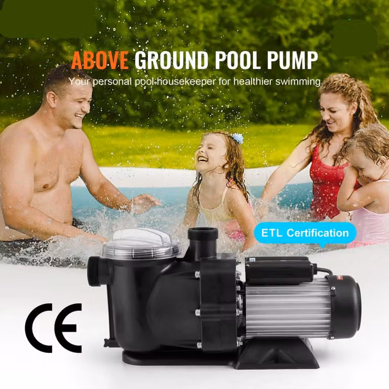 Pompa per piscina - Potente pompa per acqua da 2,5 cavalli, ideale per piscine fuori terra e spa