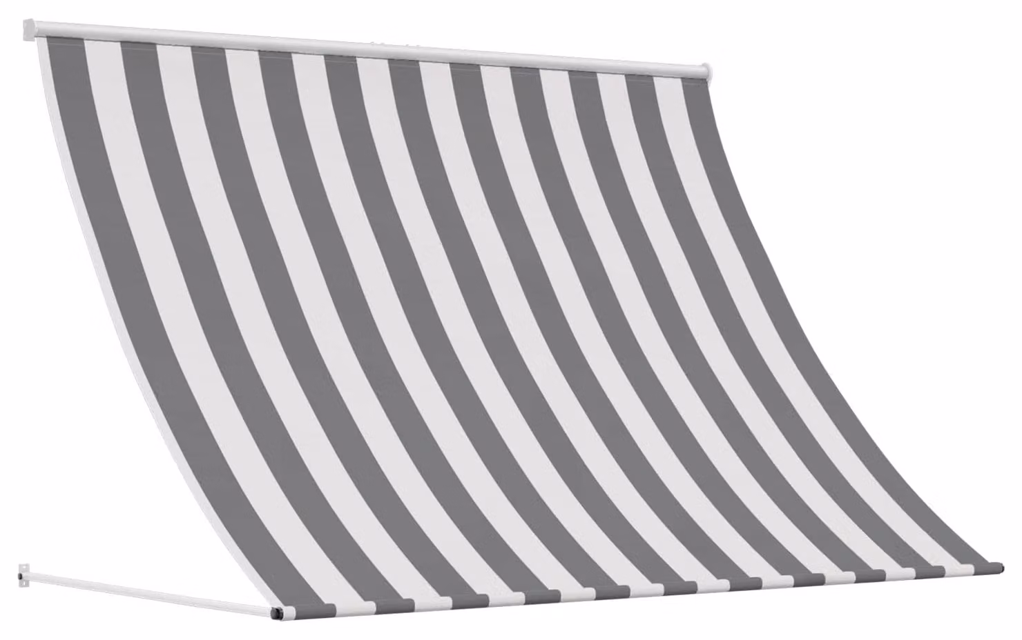 Maison Exclusive - Tenda da sole antracite e bianca 250 x 150 cm