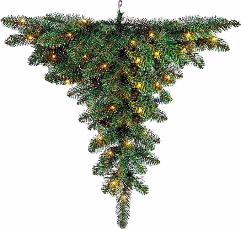 Albero di Natale artificiale da appendere Sirius 120 cm con illuminazione a LED