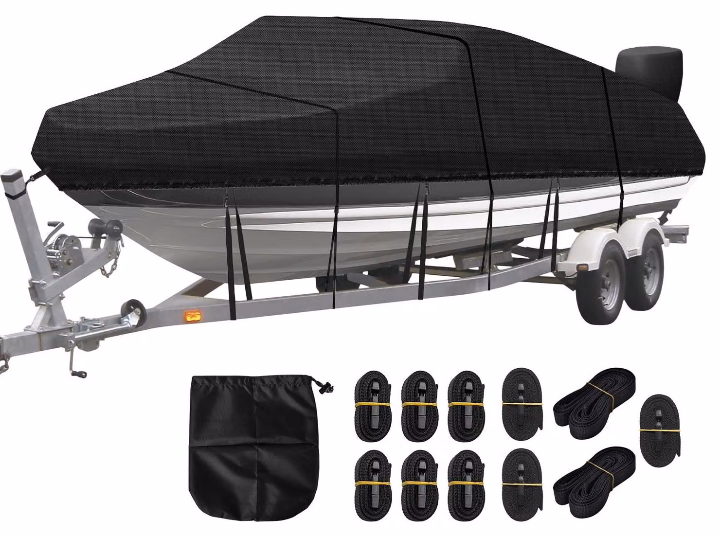 Omgoods - Corda impermeabile in tessuto Oxford 420D per la protezione di yacht e imbarcazioni