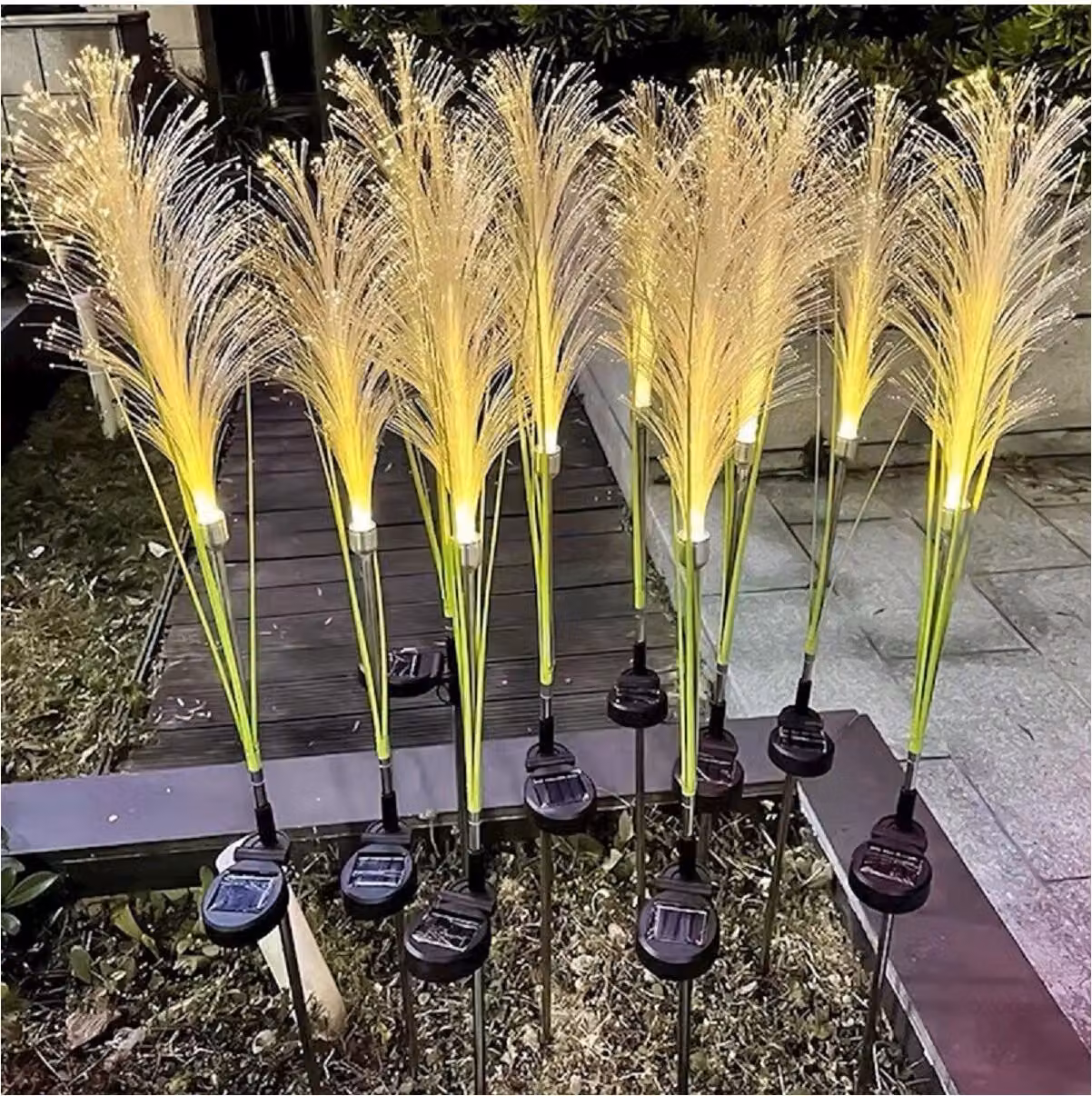 SUNARI Lampada solare LED FLS-81 Erba 3000K 300mAh Li-Ion per sempre Luce