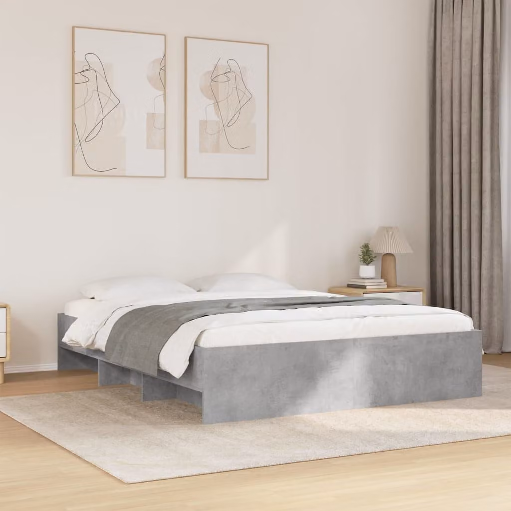vidaXL Giroletto in Legno Multistrato Grigio con Listelli Fissi L/P: 150 x 200 cm – 1