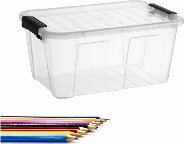 plast team 22380800 plast team storage box HOME BOX, 8,0 litri, trasparente