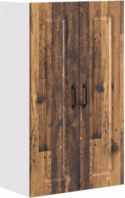 Armadio da cucina moderno con ampio spazio di archiviazione 60 x 31 x 100 cm in legno multistrato legno antico 02_0053821