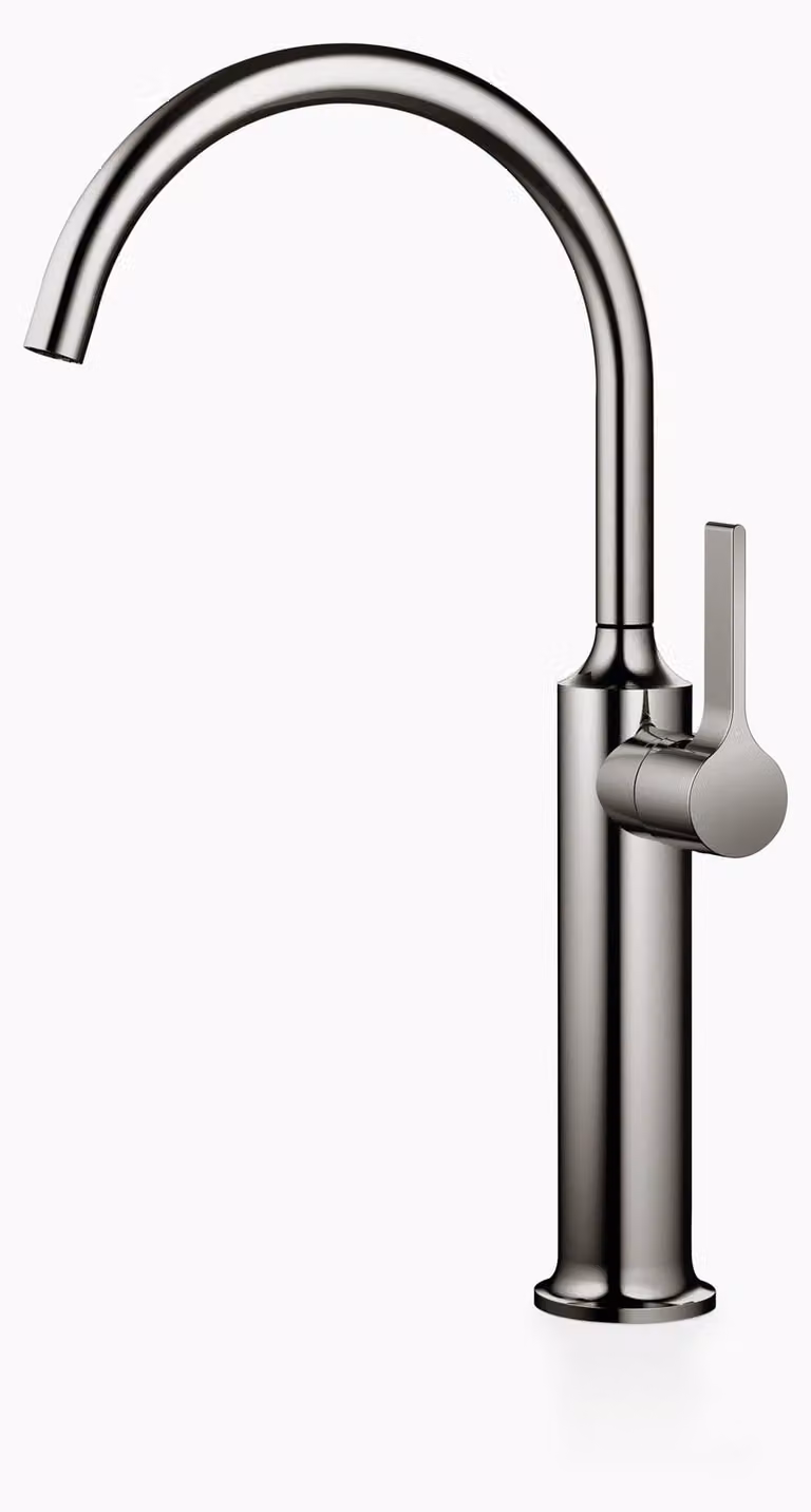 Dornbracht VAIA Mitigeur monocommandé pour lavabo avec pied surélevé sans vidage, saillie 201 mm, 33534809-19, 33534809-19