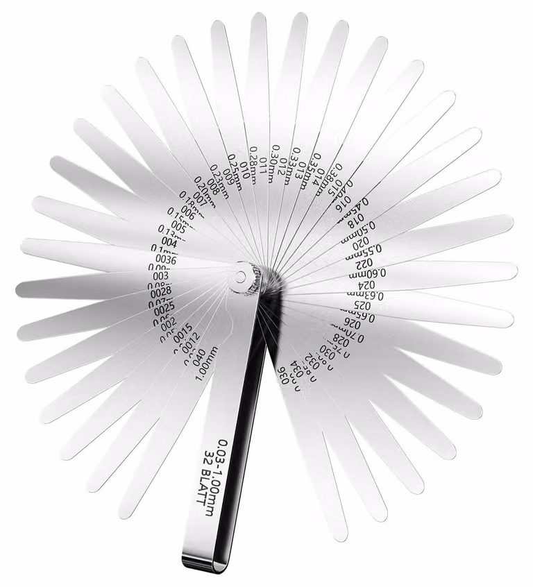 Rseuphiee, set di 32 spessori calibrati, lame in acciaio inossidabile