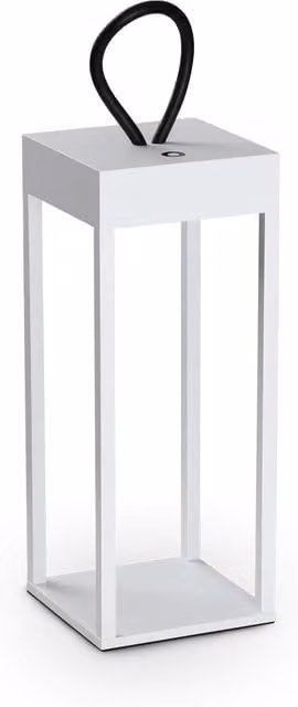 Ideal Lux Enya Lampada da Tavolo LED Outdoor Dimmable con Touch Control in Metallo e Vetro per Terrazza