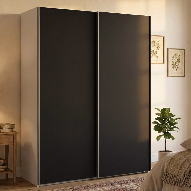 Dmora Guardaroba 2 Ante Maurice 60.5x200.4h cm Bianco, Appendiabiti 2 Ante