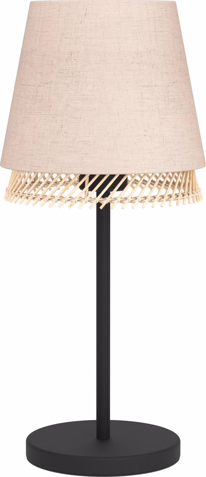 Lampada Da Tavolo Vintage Tabley Acciaio Nero 1 Luce E27
