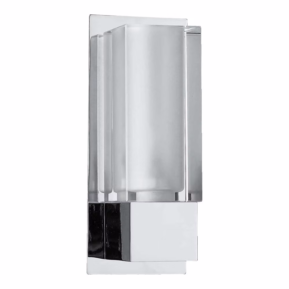 Applique CASIUS 33W, argento/opaco chiaro, L: 6 L: 7,5 H: 15 cm, attacco G9