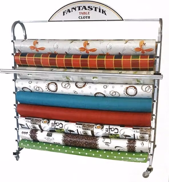 Espositore per Tovagliato Fantastik Capacità 18 Rotoli Cm 155 x 52X175 H