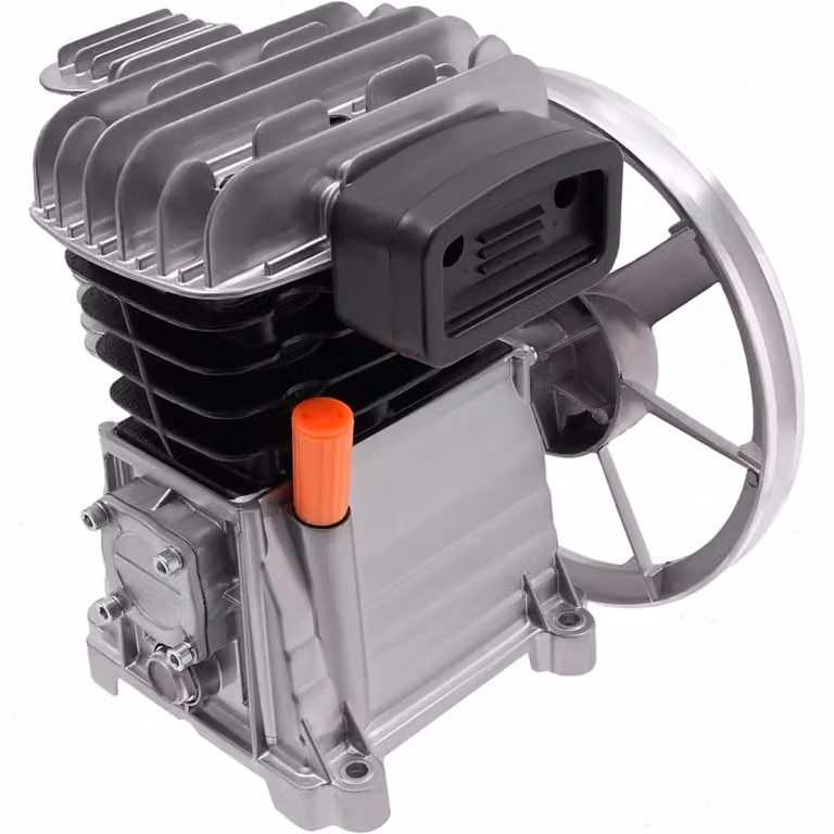 Compressore d'aria portatile - Testata pompa del compressore - Potenza di 2 CV (1,5 kW) - Pressione massima di 10 bar - Elettrico, portatile e da utilizzare con una sola mano - Adatto per l'industria chimica