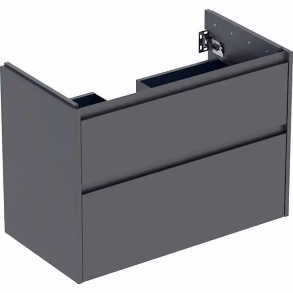 Geberit Renova Plan armoire sous lavabo, avec deux tiroirs, 84,6x60,6x44,6cm, 504.031.JK.1, 504.031.JK.1