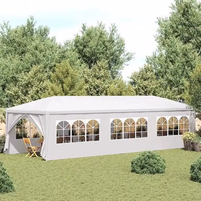 Tenda per feste Videx bianca L: 900 cm, P: 300 cm, H: 255 cm – 1