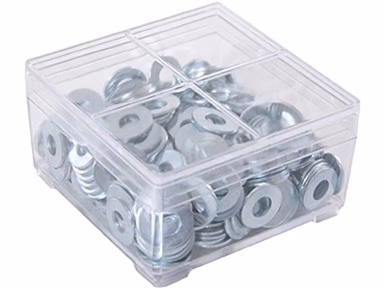 Rondella Bofix M5 zincata, confezione A 100 pezzi argento