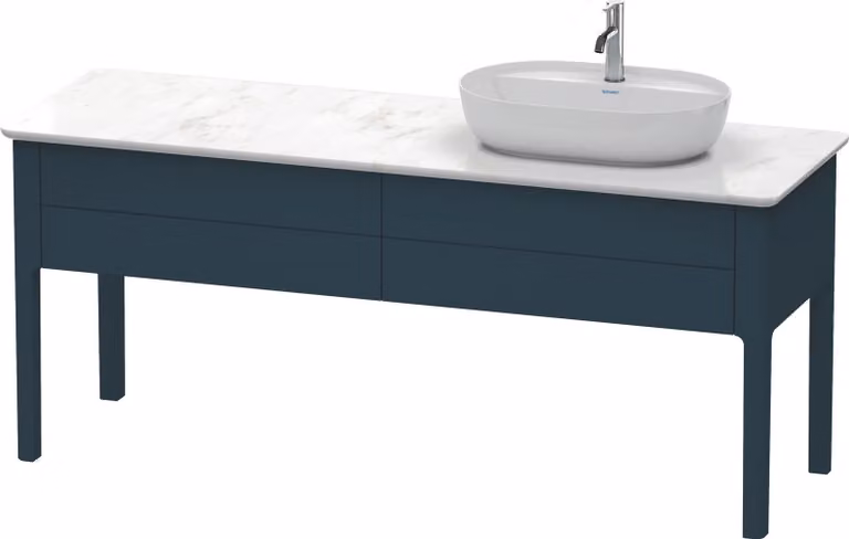 Duravit Luv bâti-support pour lavabo à poser, 1733 x 570 mm, 2 tiroirs, LU9563R9898, LU9563R9898