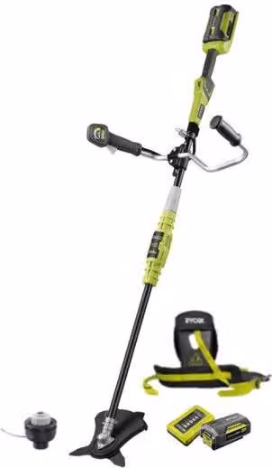 Decespugliatore RYOBI 36V Max Power, batteria da 4,0 Ah, caricabatteria incluso, RBC36X26BG2-140