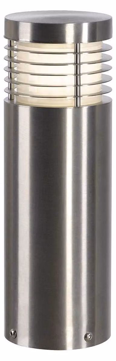 Lampada da terra Vap Slim 30, acciaio inossidabile, attacco E27, grado di protezione IP44, 20W, 2000 lumen