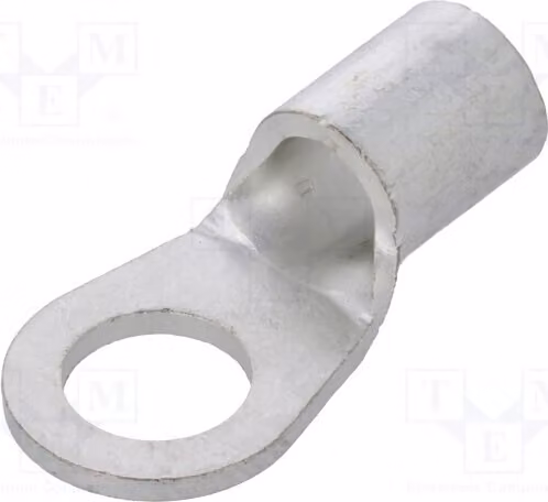5 connettori a crimpare: ad anello M6, per cavi isolati GS6-10 con sezione da 6 a 10 mm². (non isolati)