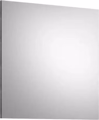 Specchio quadrato Meublorama SCOTT color argento con design moderno senza bordi L: 90 cm, H: 87 cm