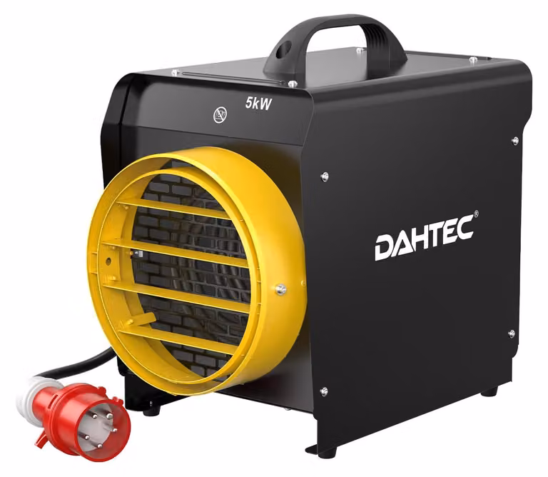 Riscaldatore elettrico a ventola - Potenza: 5000 W - Dimensioni: 40x36x24 cm