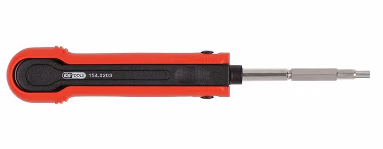 KS TOOLS 154.0203 Attrezzo di sblocco per tappi piatti / tondi