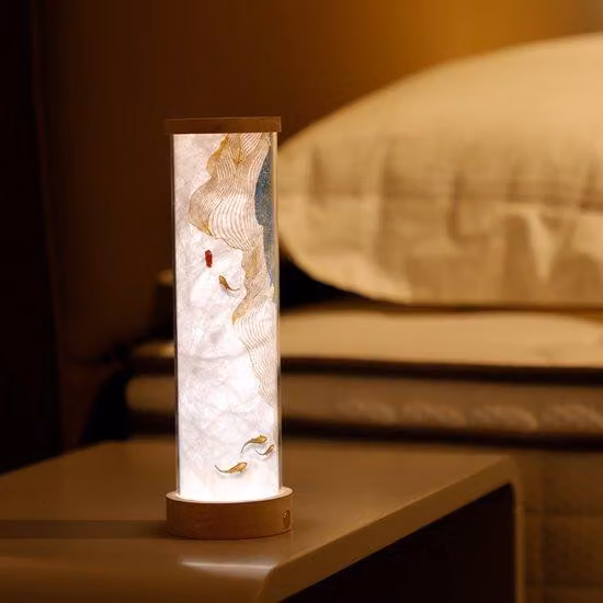 Lampada da notte retrò per camera da letto/soggiorno, lampada decorativa, lampada da notte d'atmosfera