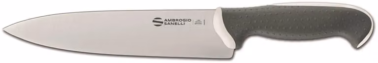 Coltello cucina, lama cm 20, colore bianco, linea Tecna