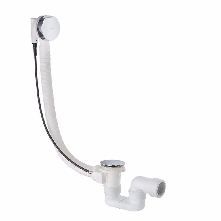 KLUDI ROTEXA 2000 Garniture d'écoulement et de trop-plein G 1 1/2, pour baignoires et douches profondes, chrome, 2140705-00, 2140705-00