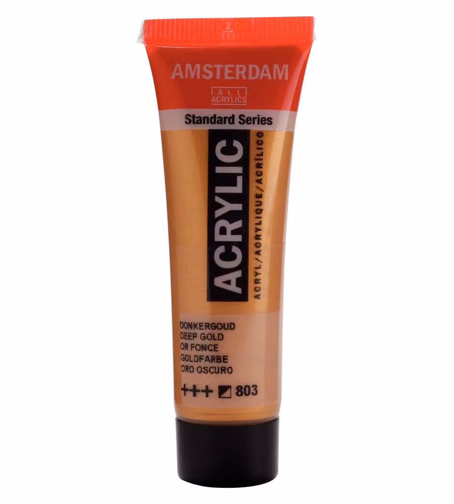 Colore acrilico Amsterdam 20 ML Oro scuro
