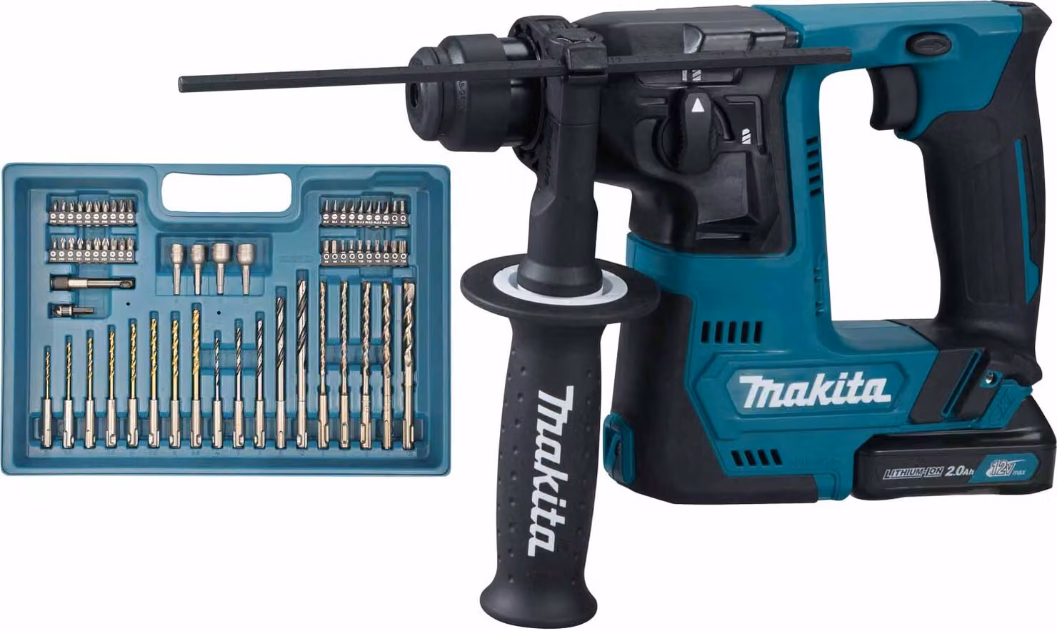 Makita HR140DSAE1 - Bohrhammer - schnurlos - SDS-plus - 1 Joules - 2 Akkus