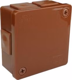 Scatola da incasso marrone senza terminale 86x86x40 IP55 Viplast 02202